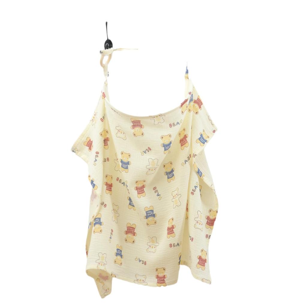 Breathable Cotton Nursing Cover - Anti-Exposure Modesty Cloth Set for Breastfeeding Moms