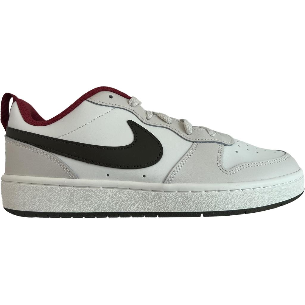 Nike Court Borough Low 2 Versatile Comfortable Low-Top Kids Skate Shoes Kids sneaker White Gray Black IQ9797-121