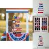 Independence Day Exclusive Wooden Hanging Decorations With Usa Flag Design For Celebrations