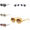 Sunglasses Punk Unique Oval Frame Lens Cool Street Style Outdoor Protection Sun
