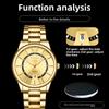 OPK Brand Watch Single Calendar Waterproof Quartz Watch Luminous Men's Watch Men's Watch