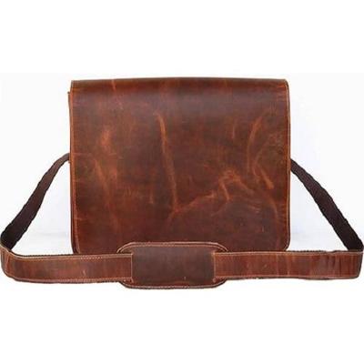 Nuevo bolso bandolera de cuero, maletín para portátil, maletín de oficina, regalo para hombre, bolso de hombro desgastado para ordenador.