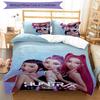 KPOP Hunter 3pcs Bedding Set Duvet Cover Closure Includes 1 Duvet Cover & 2 Pillowcases for All Seasons Bedroom Home Dorm Decor