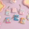 Cute Animal Mini Keychain Notebook for Kids - Portable Cartoon Memo Pad with Snap Fastener Pendant