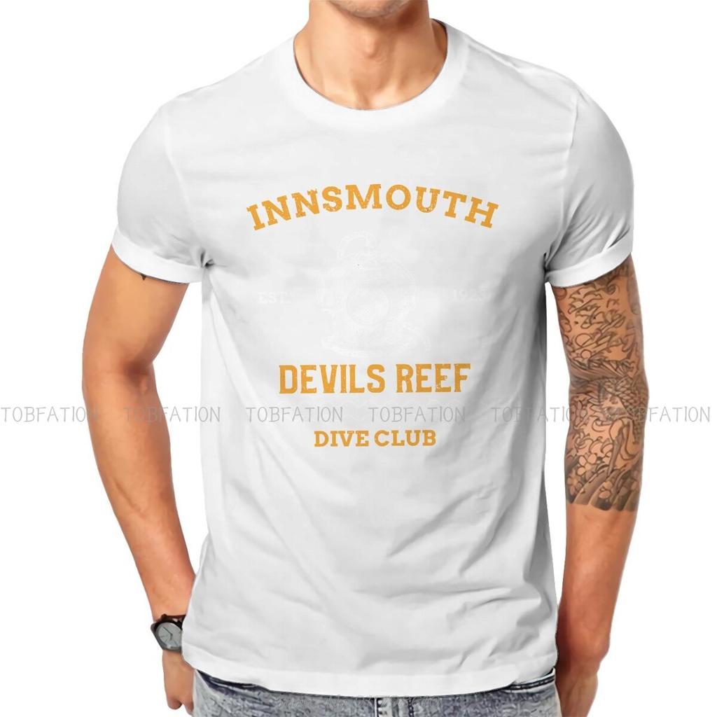 Innsmouth Devil Reef Dive Club T-Shirt Tauchen Scuba Diving Stoff Original T-Shirt Herren Mode Übergroßes T-Shirt Tees Streetwear