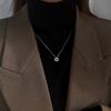 Full Diamond Star Necklace Women's Versatile High-end Light Luxury Sweater Chain Pendant Zircon Collarbone Chain