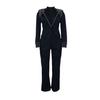 European & American Style Pearl Long Sleeve Slim Fit Stretch Suit Set