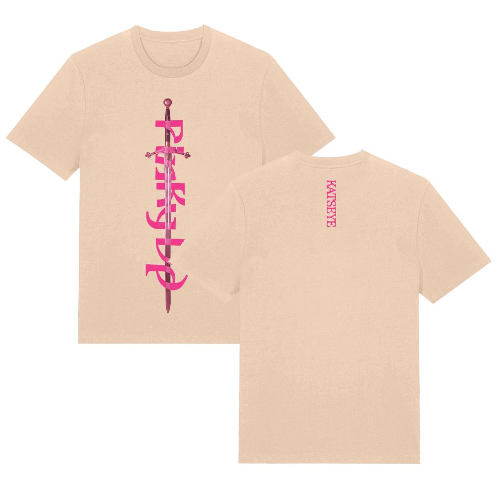 PINKY UP T-Shirt KATSEYE Merch 2026 Short Sleeve T Shirts Summer Round Neck Pure Cotton Tees Fashion Unisex Pop Loose Streetwear