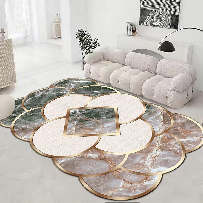 Irregular Marble Carpet Living Room Dirt Resistant Wear-resistant Easy To Maintain Carpet