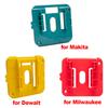 5PCS Battery Holder for Makita/Dewalt/Milwaukee 18V Li-ion Battery Holder Storage Rack Wall Mount for BL1860 BL1850(No Battery)