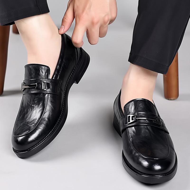 Fashion Men's Formal Loafers Classic Retro Design Style Leisure Business Outdoor Party Daily Office Adult Elegant Quality Leather Shoes