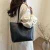 Vintage Tote Bag Large Capacity Bag Women's Shoulder Bag Premium Texture Work Commuter Bag