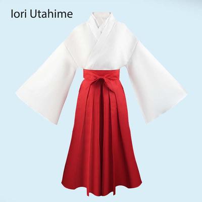 Anime Cosplay Costume For Women Jujutsu Kaisen Kimono Miko Japanese Hakama Outifits For Halloween Iori Utahime Red