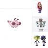 Vibrant Teen Titans Go Anime Figures With Robin Raven Beast Boy Starfire