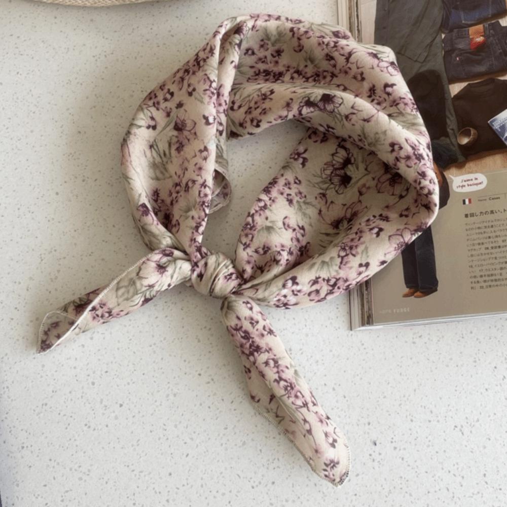 Cotton Linen Square Scarf 58cm Bandana Scarves High Quality Women's Silk Scarf Neck Decorative