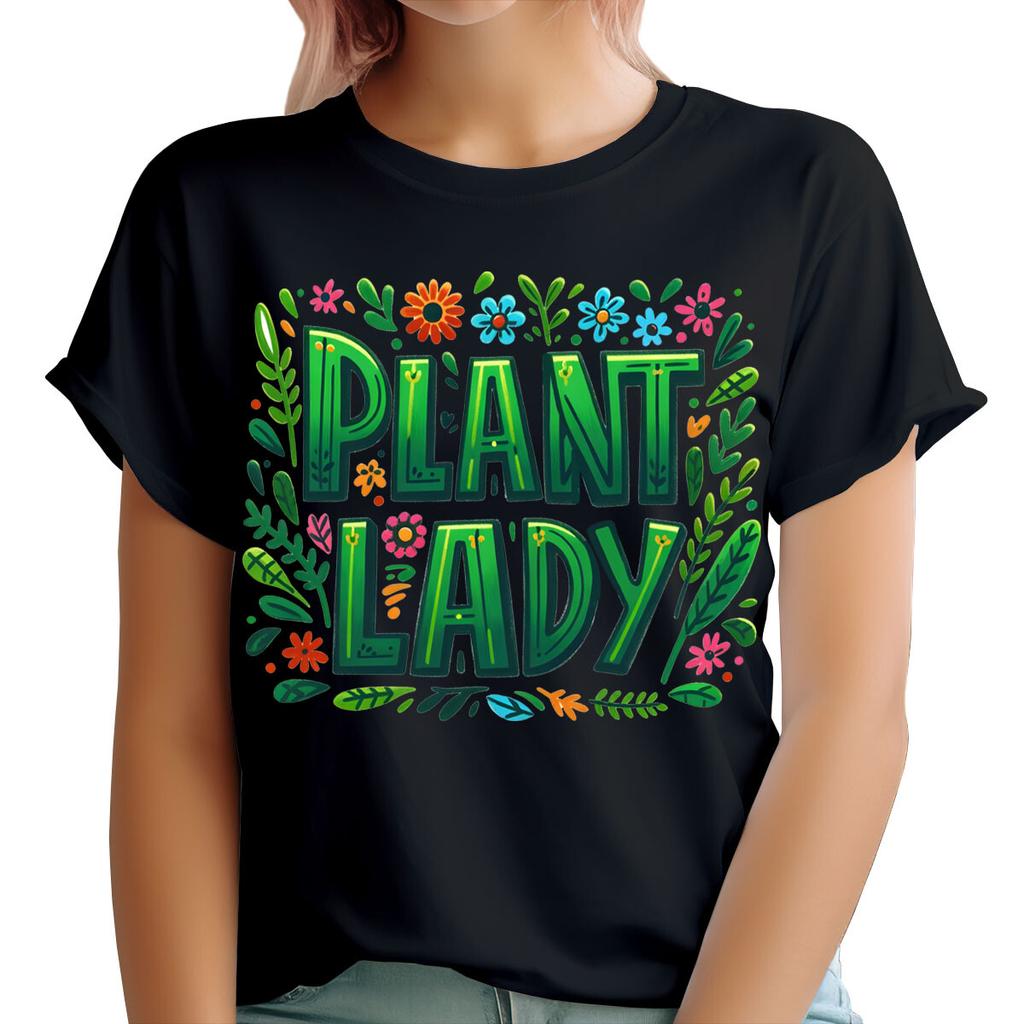 Plant Lady Garden Gardening Gift Plant Lover Funny Unisex TShirts Tee Top Ta91