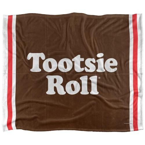 Tootsie Roll Silky Wrapping Paper Supersoft Blanket