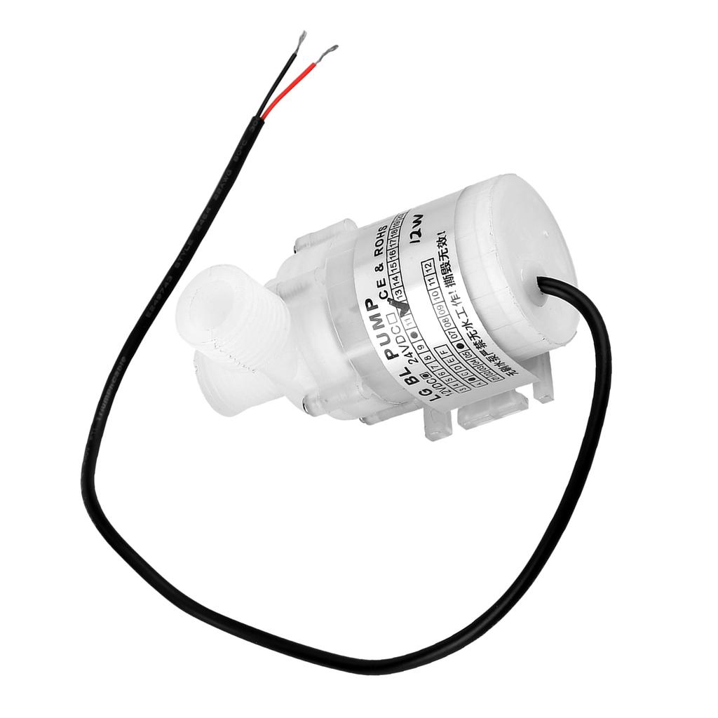 Ultratyst Mini DC 12V 12W Vit Livsmedelskvalitet Borstlös Dränkbar Vattenpump 3.5m Lyfthöjd