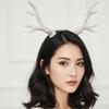 Realistic Antler Texture Halloween Hair Hoop Cosplay Horn Headwear  Festival Parade Headpieces
