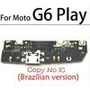 For Motorola Moto E4 E4T G3 G4 G5 G6 G7 Power E7 G8 Plus X4 One USB Charging Port Micro Dock Connector Board With Microphone