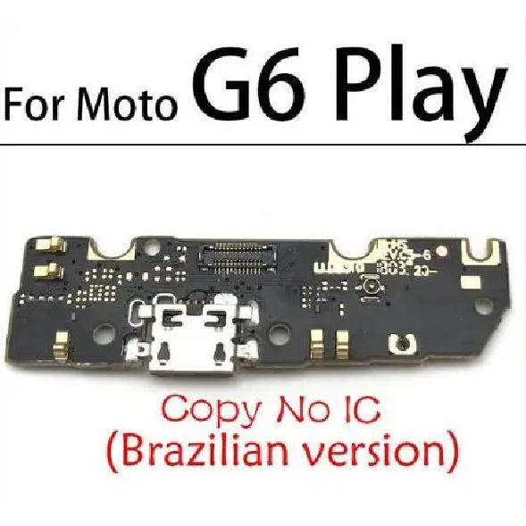 For Motorola Moto E4 E4T G3 G4 G5 G6 G7 Power E7 G8 Plus X4 One USB Charging Port Micro Dock Connector Board With Microphone