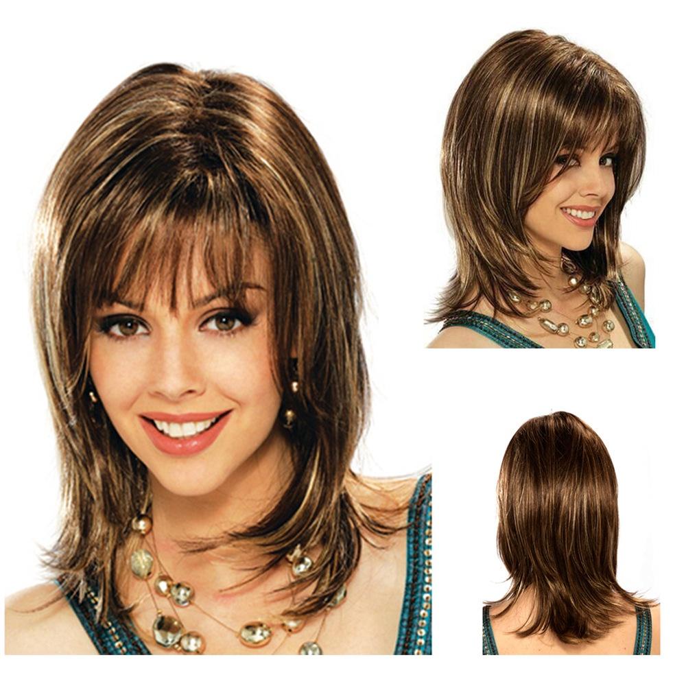 Luxurious Long Curly Synthetic Blonde Lace Front Wig In Ombre Brown For Women