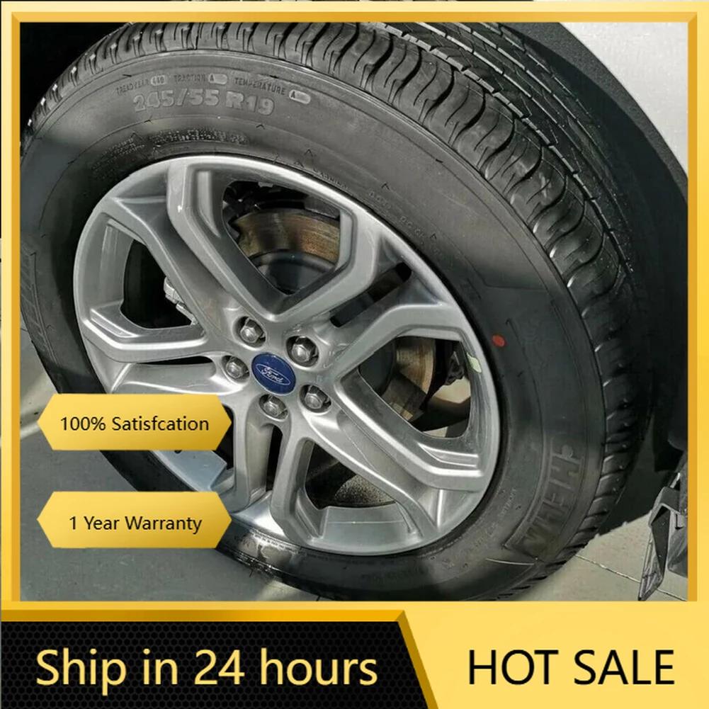 Car Sticker For Ford 4 X 54MM Wheel Centre Caps Set Hub Centre Rim Cover Badge Blue Center Wheel Cap Kit Fit For Ford Most Model