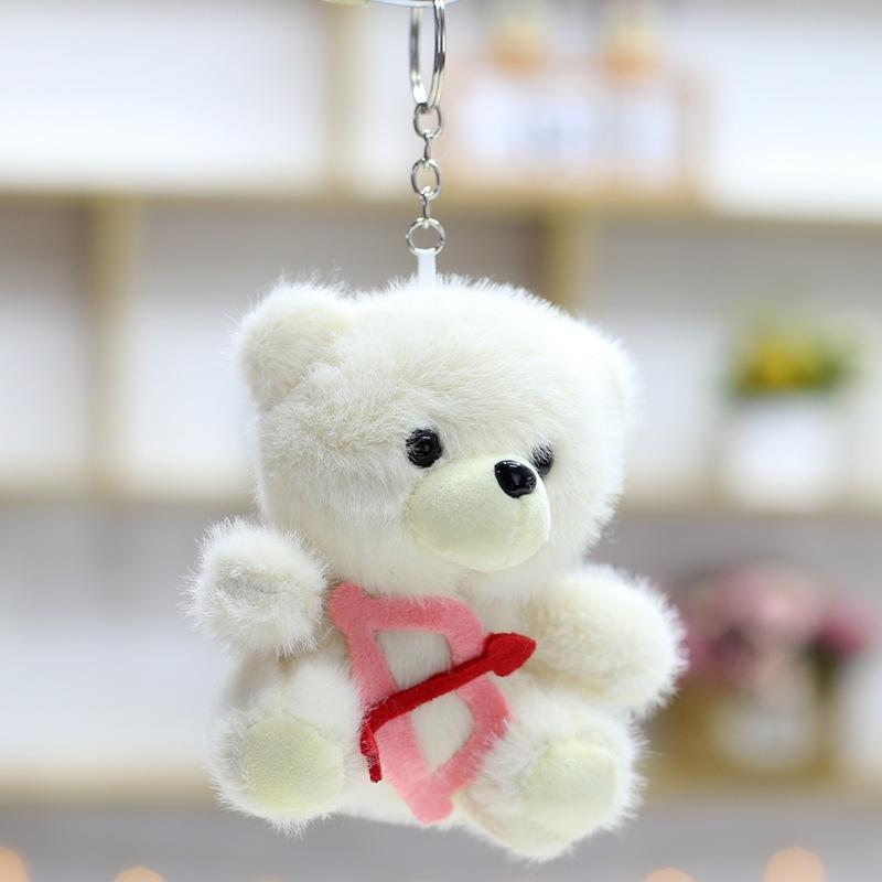 New Bear Doll Doll Plush Pendant Cute Couple Bag Keychain Hanging Decoration Children Comfort Toys