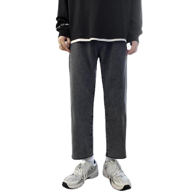 Мужские модные джинсы в корейском стиле — фото 6