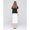 SON JUNG WAN Bead Neck Lace Color Block Blouse Zbl6262220