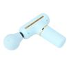 Portable Fascia Gun ABS and Silicone 1200mAh 5V Blue Low Noise Portable Massage Gun for Men Women