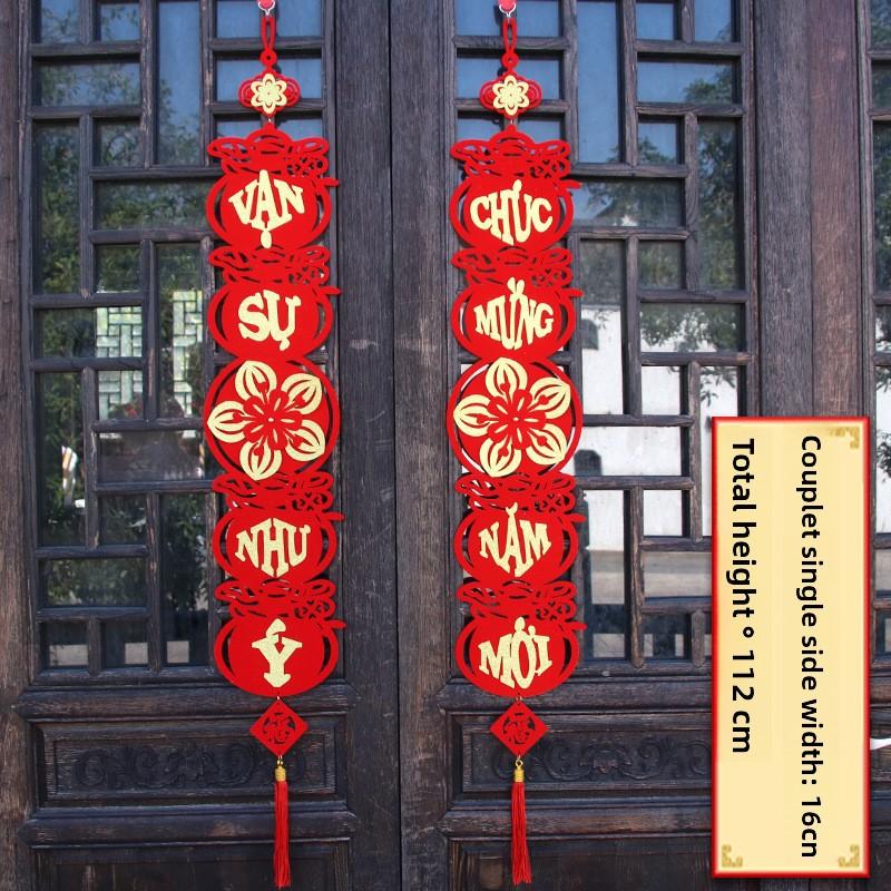 Chinese New Year Decorations 2025 Traditional Vietnamese Hanging Ornament Marriage Supplies Festival Wall Decor Wedding Pendant