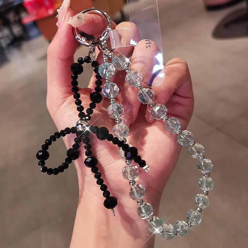 Boutique, Crystal Phone Chain, Ins Style, Luxury, Ladies, Wrist Pendant, Short Style, Phone Case Pendant, Beaded Chain