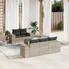 VidaXL Garden Lounge Set with Cushions 6 Pcs, Patio Sofas, Patio Furniture Set, Outdoor Furniture, Grey 3254639