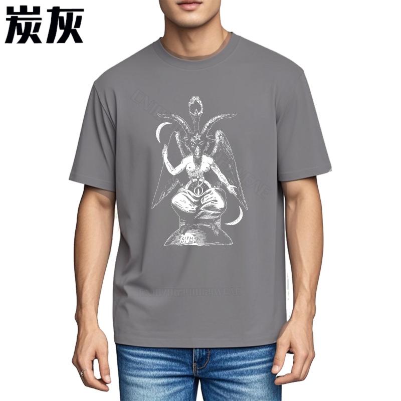 Tshirts For Unisex Crew Neck Soft Cotton Teeshirt Demon With Wings And Horns Crew Neck Quick Dry T Shirt Anime Streetwear Tshirts