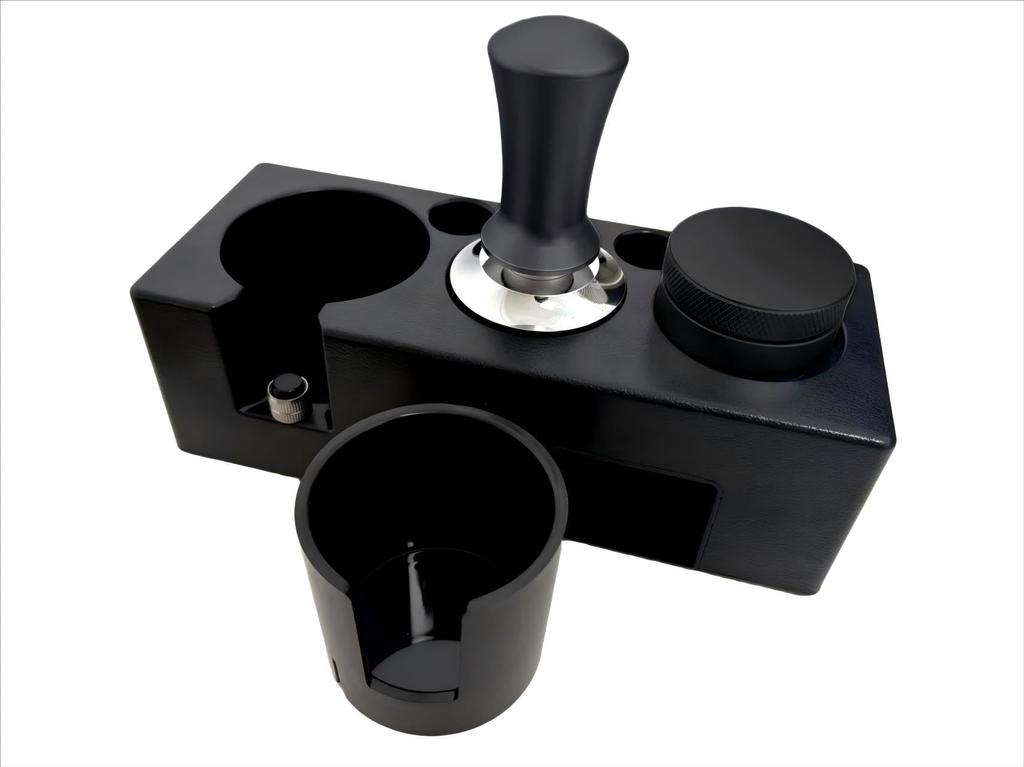 SCHACCESS Black Espresso Tool Set with 53mm Coffee Tamper Fits Coffee and ABS Tamper Professional coffee accessories for a professional barista