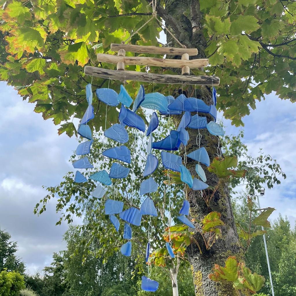 Wind Chime 3 Stick All Blues