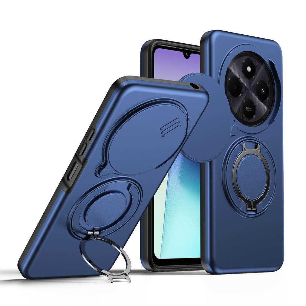 For Redmi Note 14 Pro Plus Armor Shockproof Magnetic Ring Stand Holder Phone Case For Redmi Note 14 Pro 4G 5G 14C Cover
