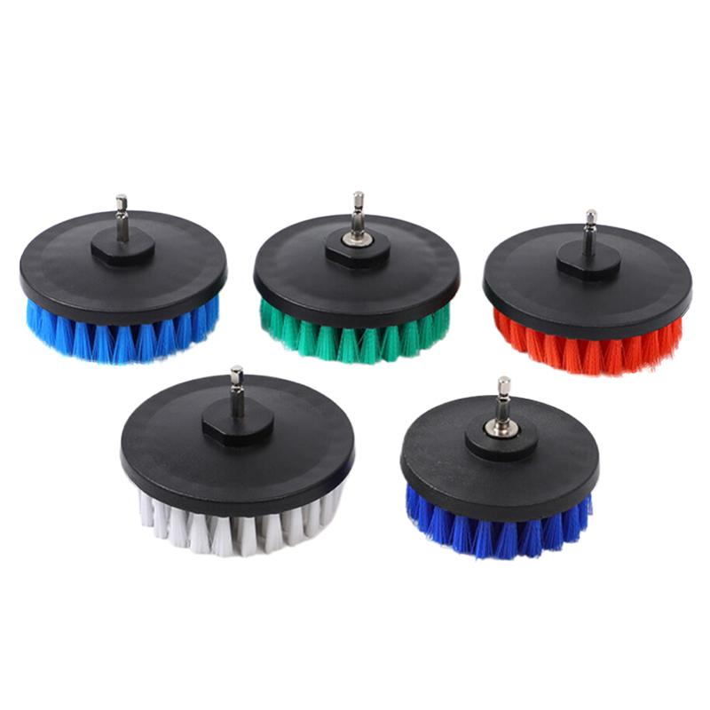 5 Zoll Elektrische Scheuerbürste Bohrbürste Kunststoff Reinigungsbürste Werkzeug Für Autoreifen Nylonbürsten Autoaufbereitung Zubehör