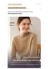 High Neck Cashmere Sweater - Loose Fit Solid Color Knit for Autumn and Winter