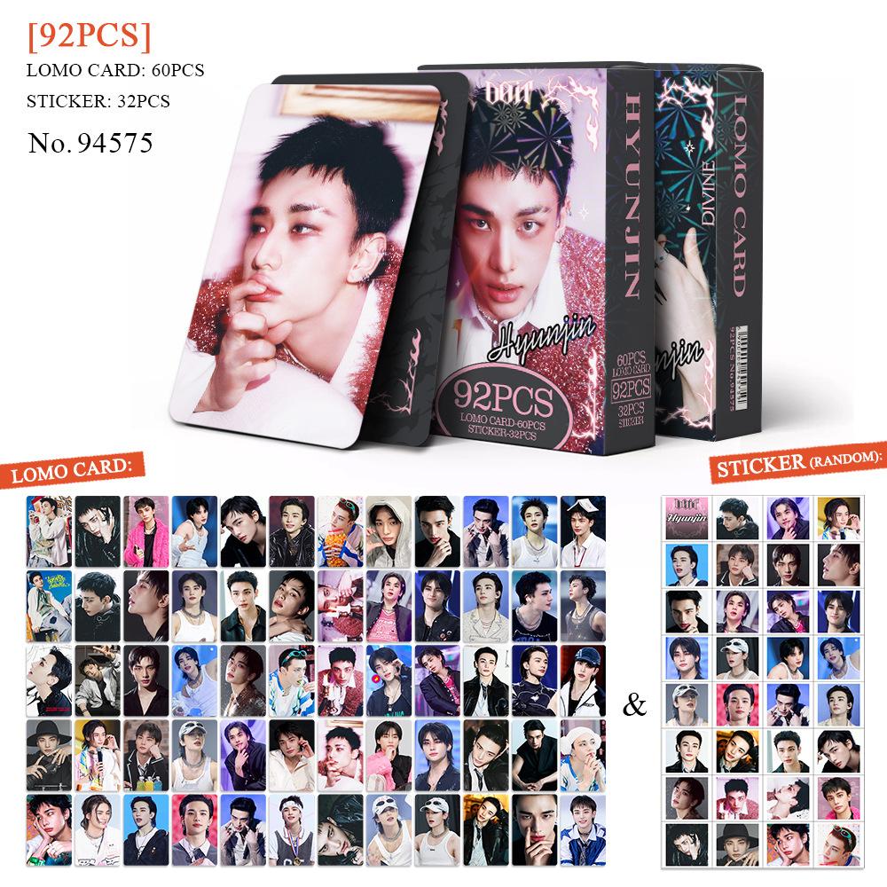92Pcs Skzoo Collection Card Straykids New Exclusive Doit Photo Card Felix Han I. N Star Sticker Peripheral Lomo Card
