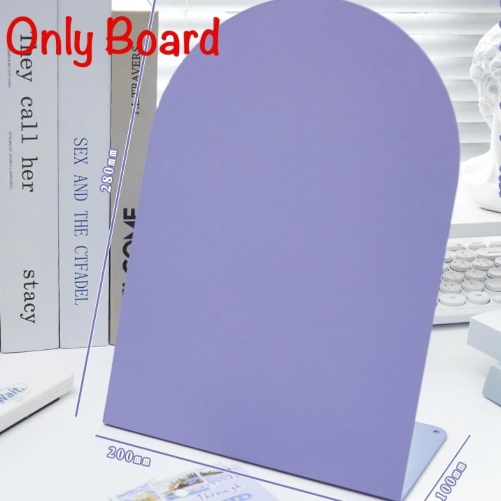 

Storage Board Large Capacity Message Board Vertical Curved Drawing Board Birthday Gift фиолетовый