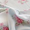 1pc Rose Print Fitted bed sheet with Elastic Band Comfortable and Breathable Single/Queen drap de lit Soft for protector colchon