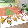 1Pc Christmas Minions Snowscape Carpet Rug Soft Washable Antislip Home Living Room Sofa Mats Personalized Christmas Rug