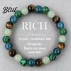 Elegant Simple Bracelet Natural Stone Beaded Bracelets Semi-Precious Gemstones Wear-resistant