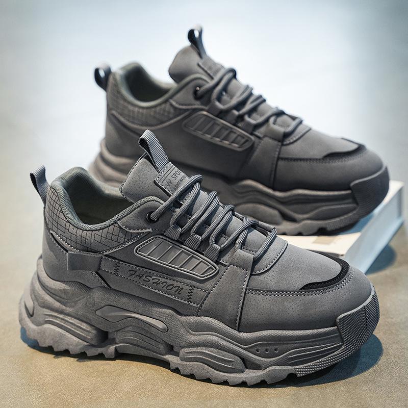 Thick Sole Outdoor Climbing Shoes Wear-resistant Labor Sports Workwear Tide Shoes Soft Sole Comfort Running Shoes Tenis Hombres