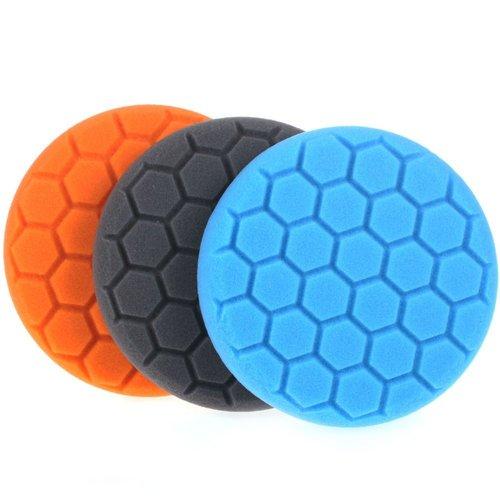 

New 3 Pcs 6 inch Buffing Foam Sponge Buffing Polishing Pad Kit Set For Car Polishing
