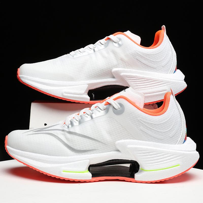 Scarpe da Corsa per Coppia Uomo Donna Pro Maratona Outdoor Jogging Ammortizzazione Comode Scarpe da Tennis Rete Lacci Sneakers Uomo