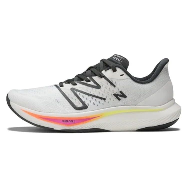 

New Balance FuelCell Rebel v3 Белые неоновые мужские кроссовки Dragonfly Blacktop MFCXCW3