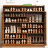 Shoe cabinet household door storage dustproof simple shoe shelf multi-layer economic non-solid wood dormitory rack shoes shelf